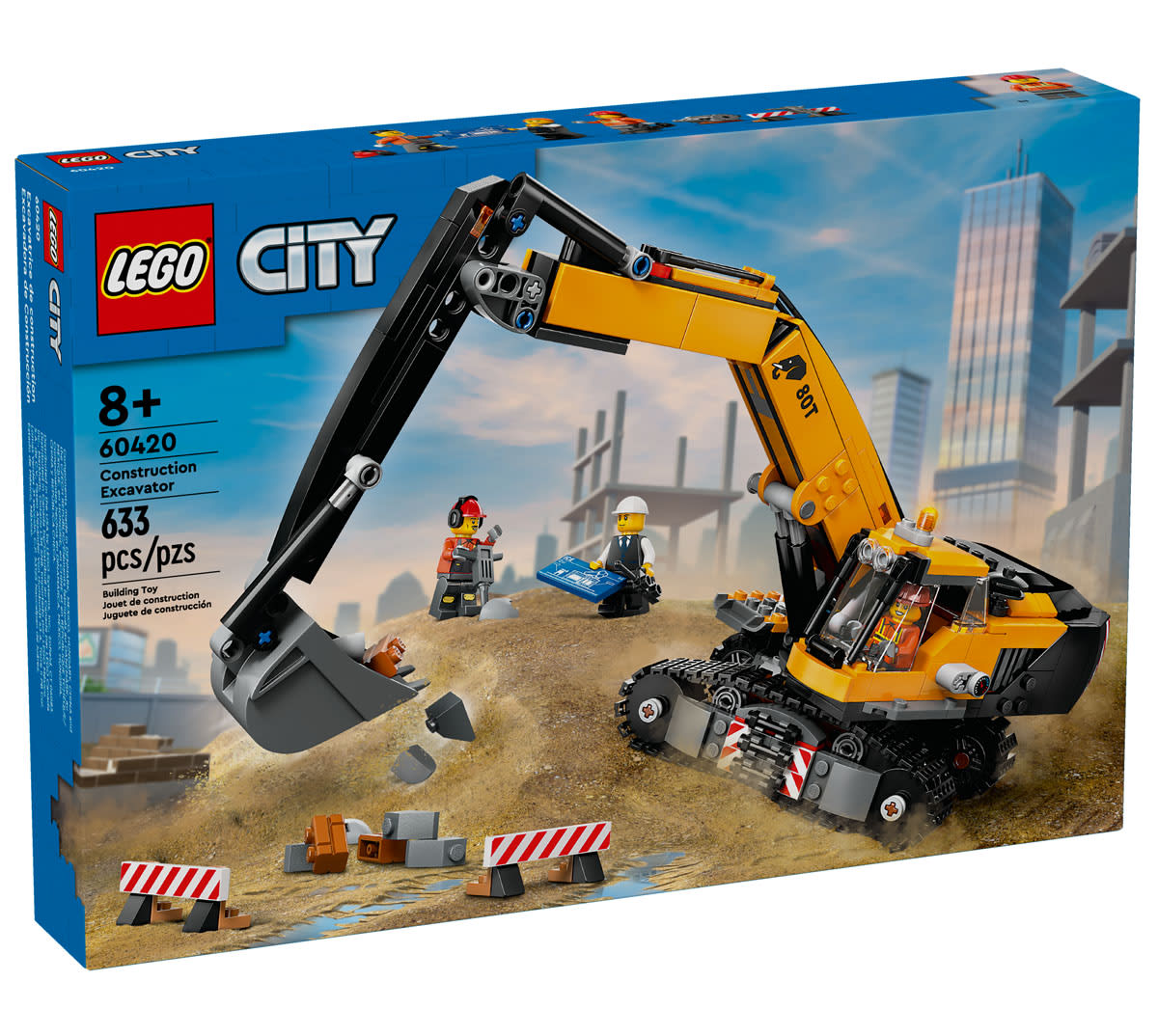 LEGO City Yellow Construction Excavator (60420)