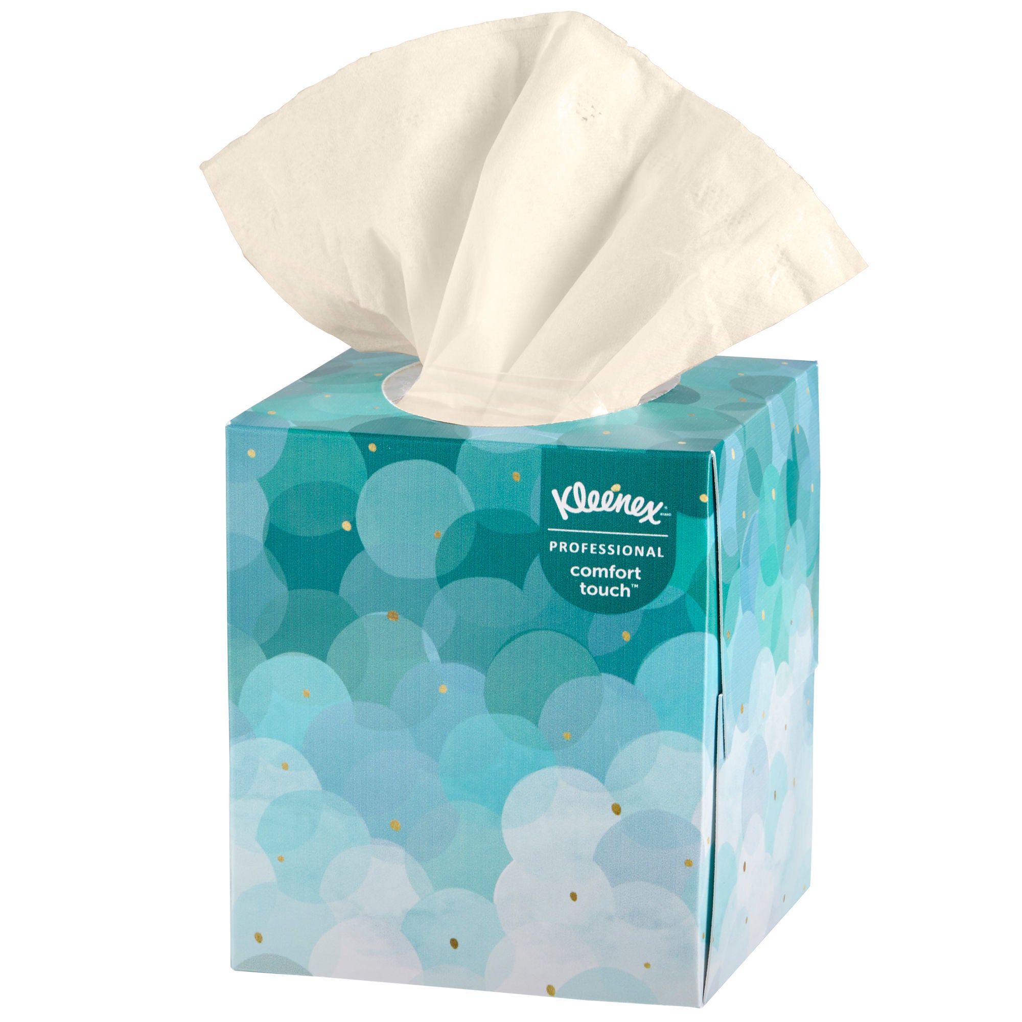 Kleenex Facial Tissue, Two-Ply, Cube Container, Boutique White MK 567815