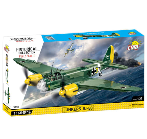 COBI Junkers JU 88 Combat Aircraft - 1160 pieces (World War II Historical Collection)