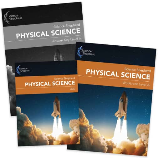 Science Shepherd Physical Science Level A DVD and Workbook Package