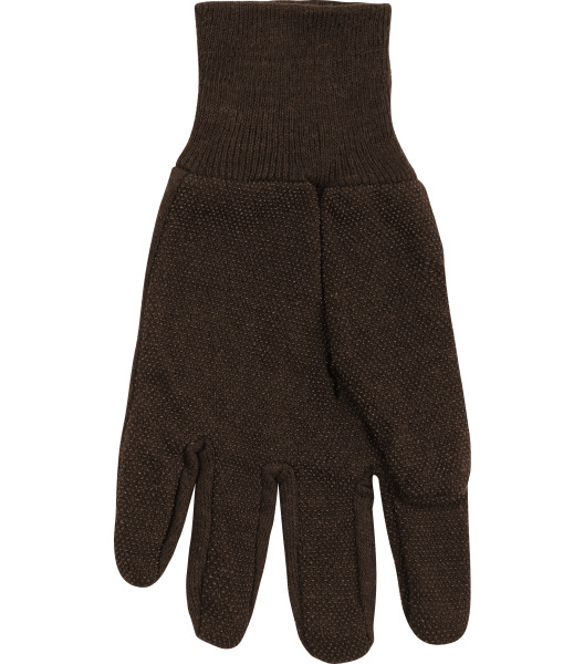 9 oz Brown Jersey with Mini PVC Dots, Brown, large