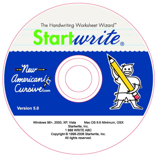 New American Cursive StartWrite Software