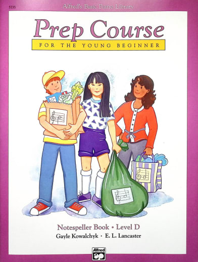 Alfred's Prep Course Level D Notespeller Book