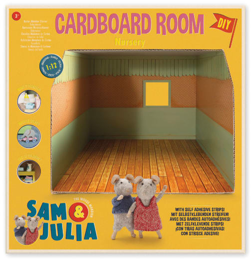 Sam & Julia DIY Cardboard Room - Nursery