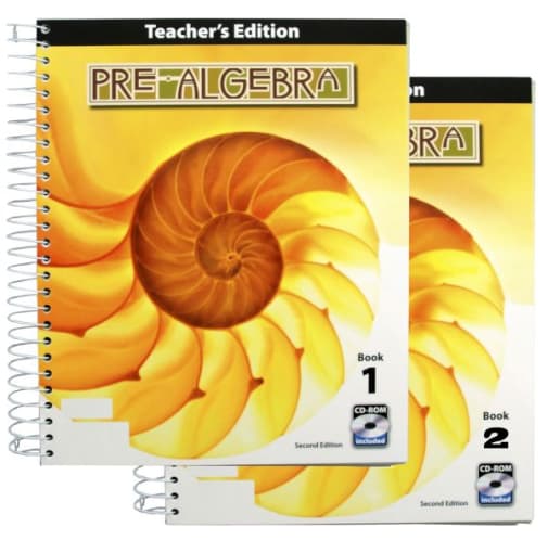 BJU Press Pre-Algebra Teacher Book & CD 2nd Edition