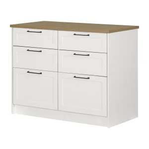 6-Drawer Kitchen Island