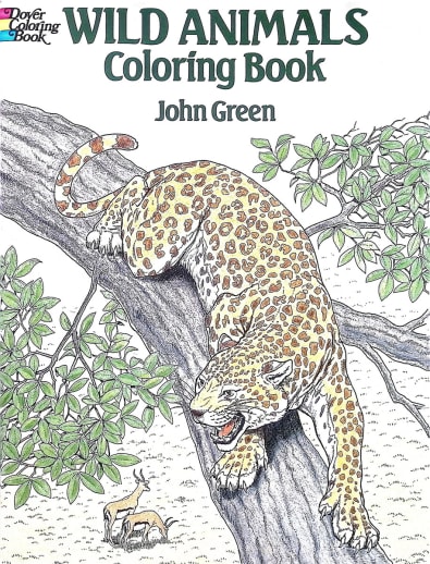 Wild Animals Coloring Book