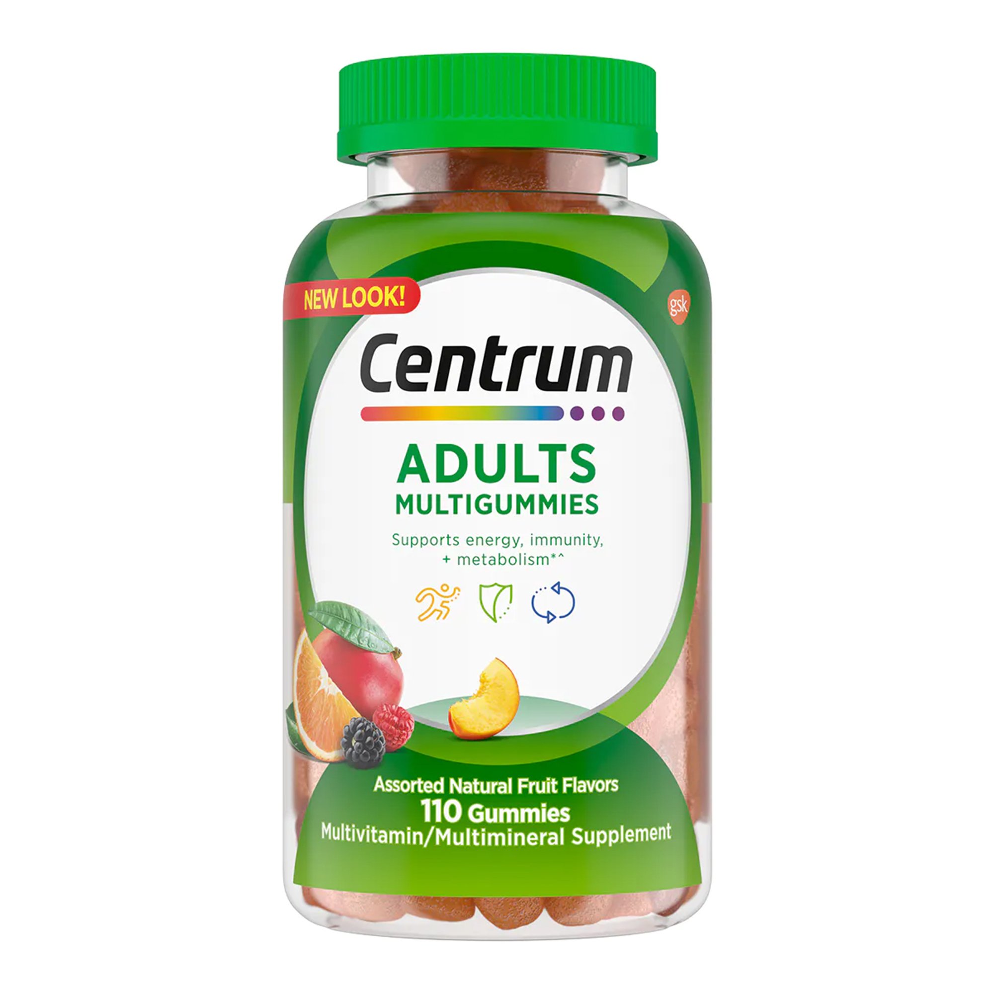 Centrum MultiGummies Adults Assorted Natural Fruit Flavors MK 1230537