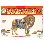 南アフリカ土産　アフリカ大陸動物パズル　猛獣　ウィ・アー・ザ・ワールド Wildlife World - Safari Puzzle (200 piece)