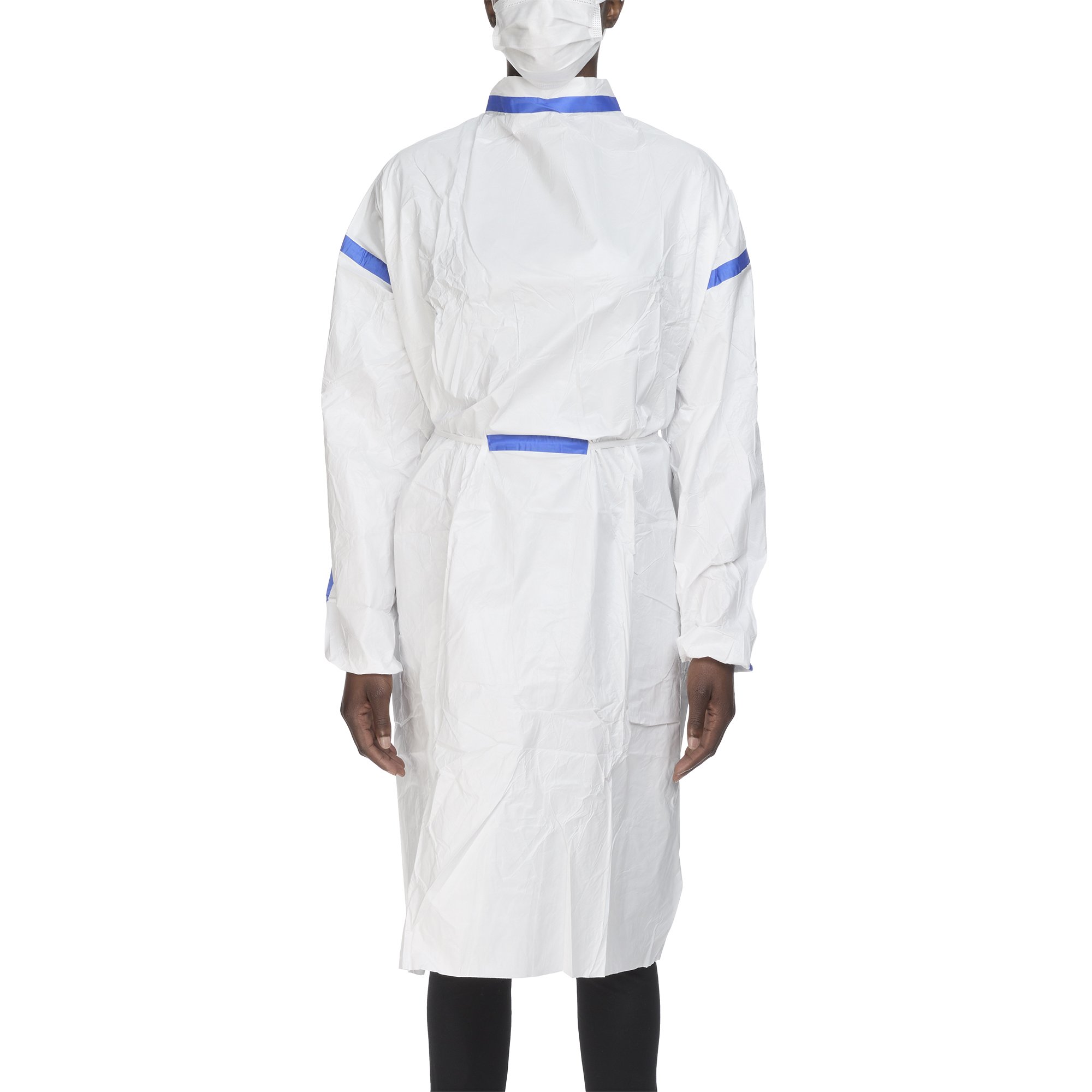Chemotherapy Procedure Gown One Size Fits Most White Sterile ASTM F739-12 Disposable MK 1136418