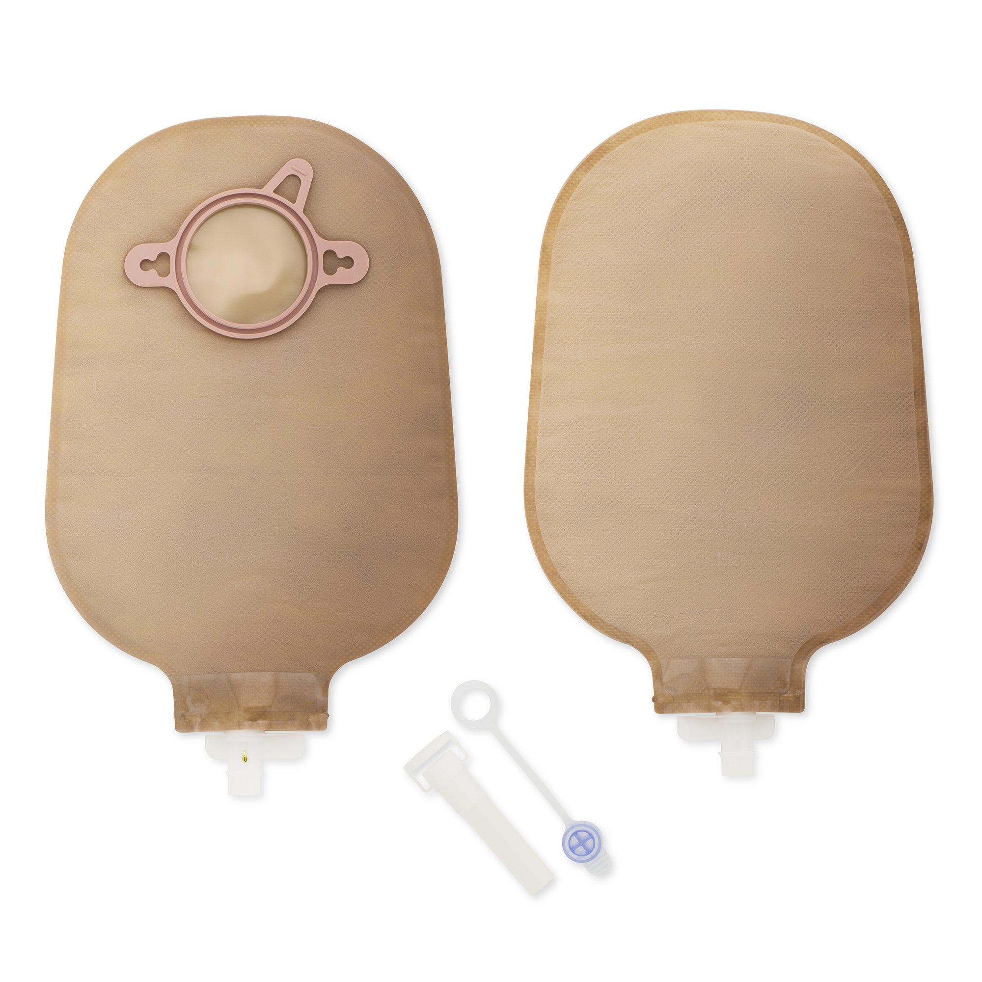 CeraPlus Soft Convex 1-Piece Biege Urostomy Pouch, Pre-cut to Fit 19 mm Stomas MK 1109576