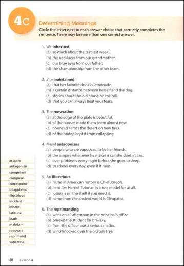 Wordly Wise 3000 Book 7, 4th Edition