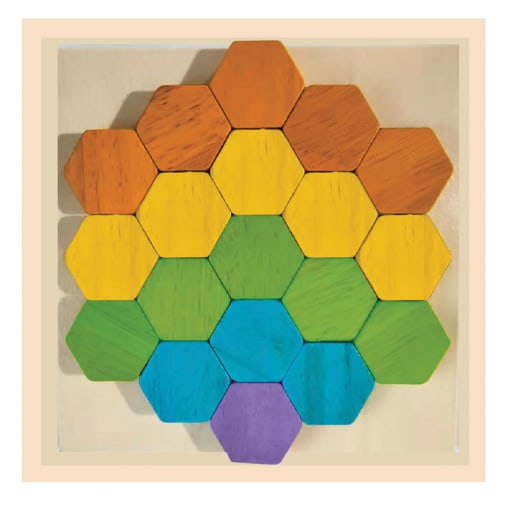 Hexagon Matching Puzzle