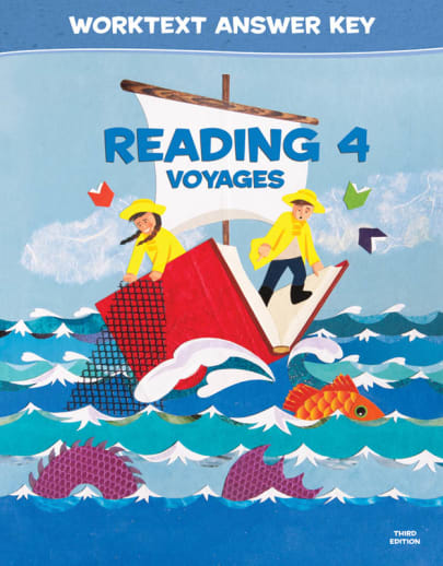 BJU Press Reading 4 Worktext Answer Key 3rd Edition
