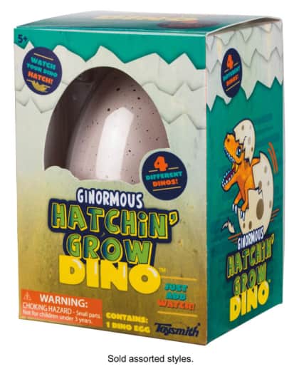 Ginormous Hatchin' Grow Dino (assorted style)