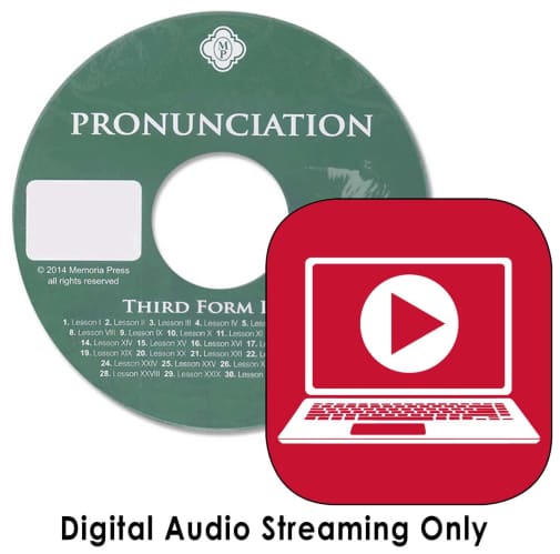 Third Form Latin Pronunciation Audio (Streaming)