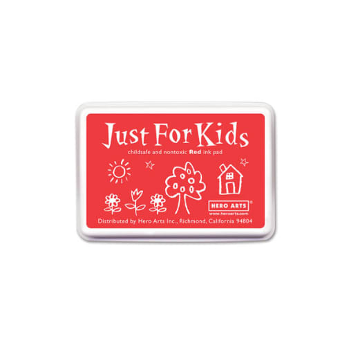 Red Just for Kids Ink Pad