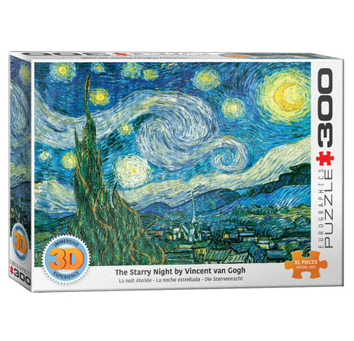 Eurographics Starry Night 3D Puzzle (300-piece Jigsaw Puzzle)
