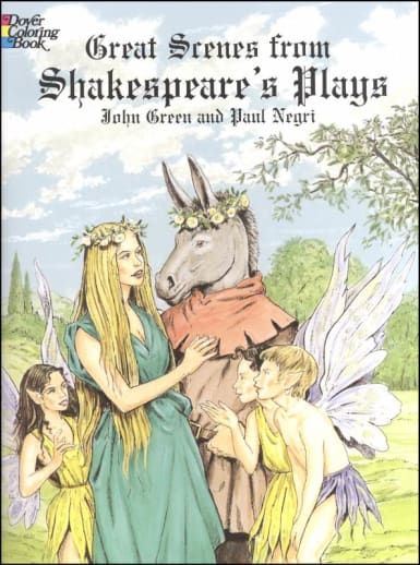 Great Scenes from Shakespeare's Plays Coloring Book