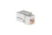 Cat6A RJ45 110 Type Keystone Jack, White