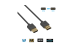 HDMI Slim Cable 4K@60Hz 34AWG OD 3.8mm, Black, 6Ft