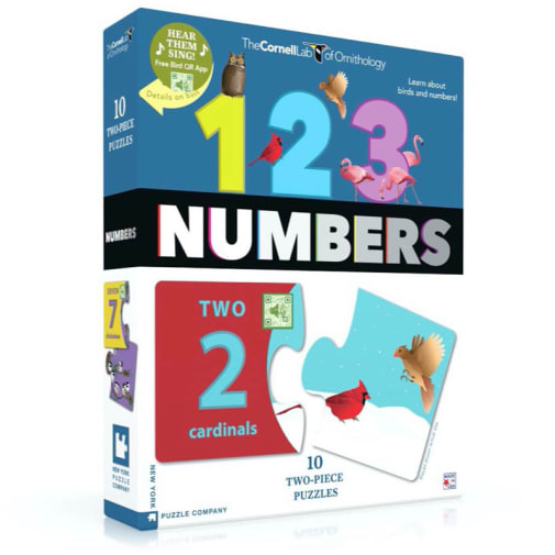 Bird Two Piece Numbers Puzzle (Cornell Lab of Ornithology)