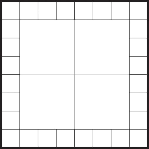 Square Framed Game Board (18")