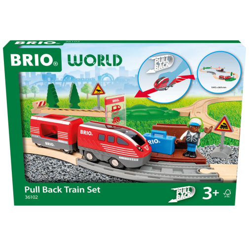 BRIO Pull Back Train Set