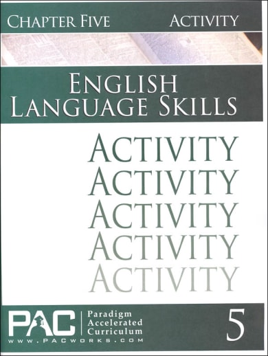English I: Language Skills Chapter 5 Activities