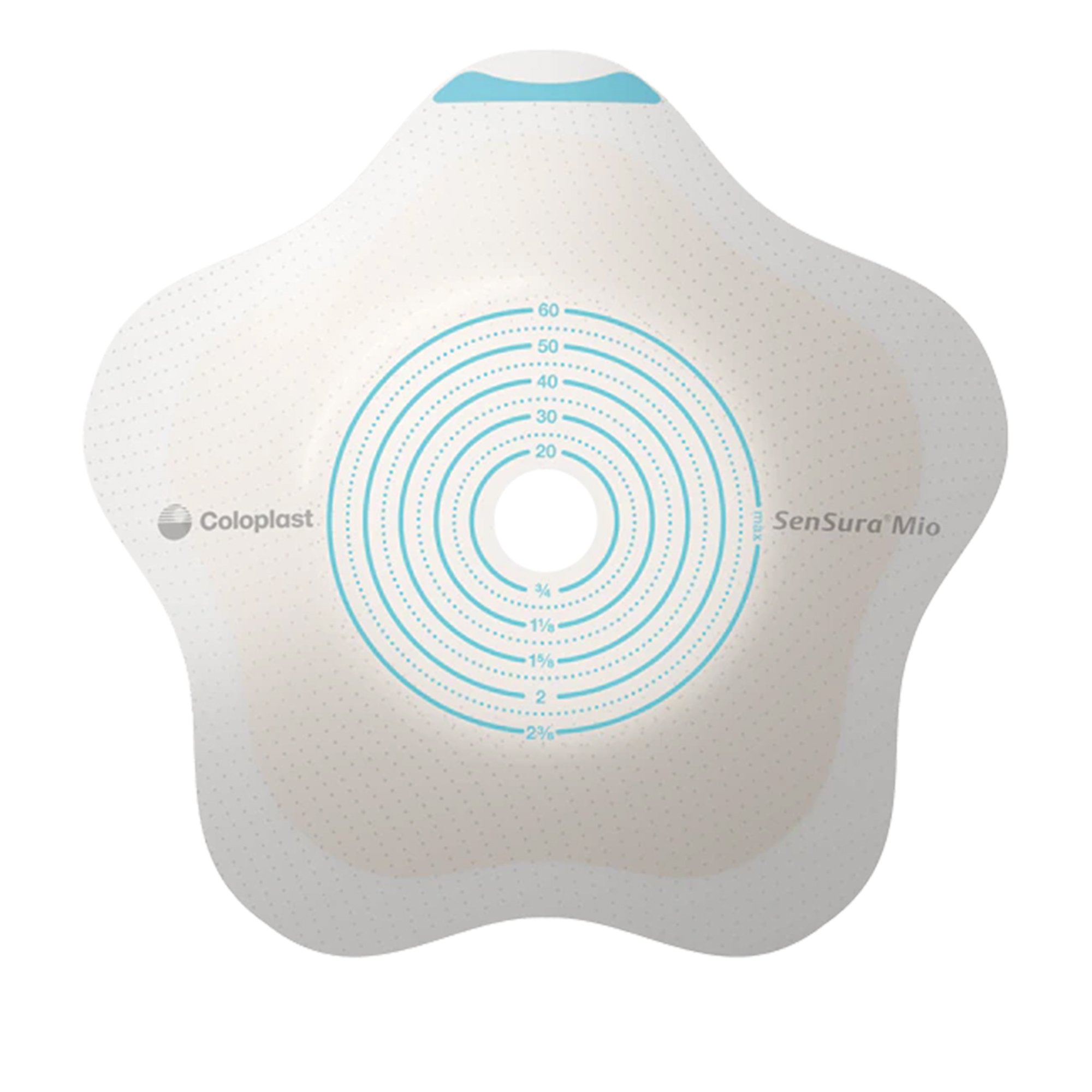 SenSura Mio Convex Flip Ostomy Barrier, 30 mm Stoma Opening, Red Match MK 1124375