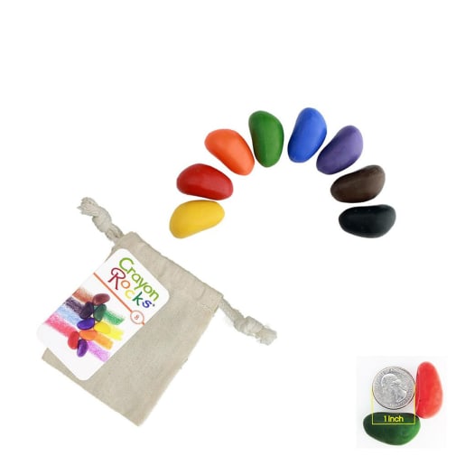 Crayon Rocks - 8 Colors in Muslin Bag