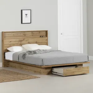 Platform Bed and Headboard Set