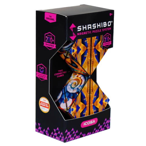Shashibo Magnetic Puzzle Cube - ICOSA Atlantis (makes 200+ shapes)