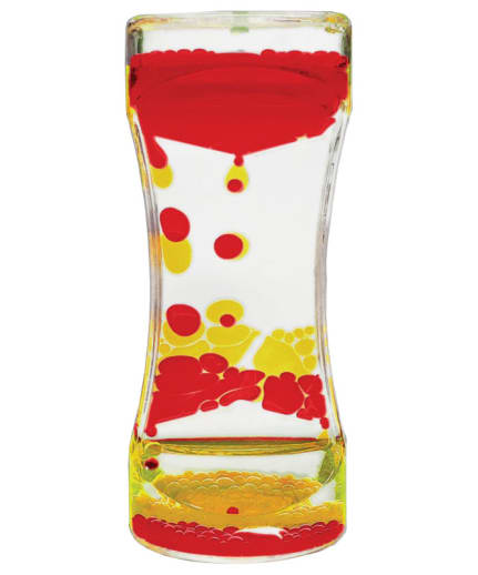 Liquid Motion Bubbler Red & Yellow
