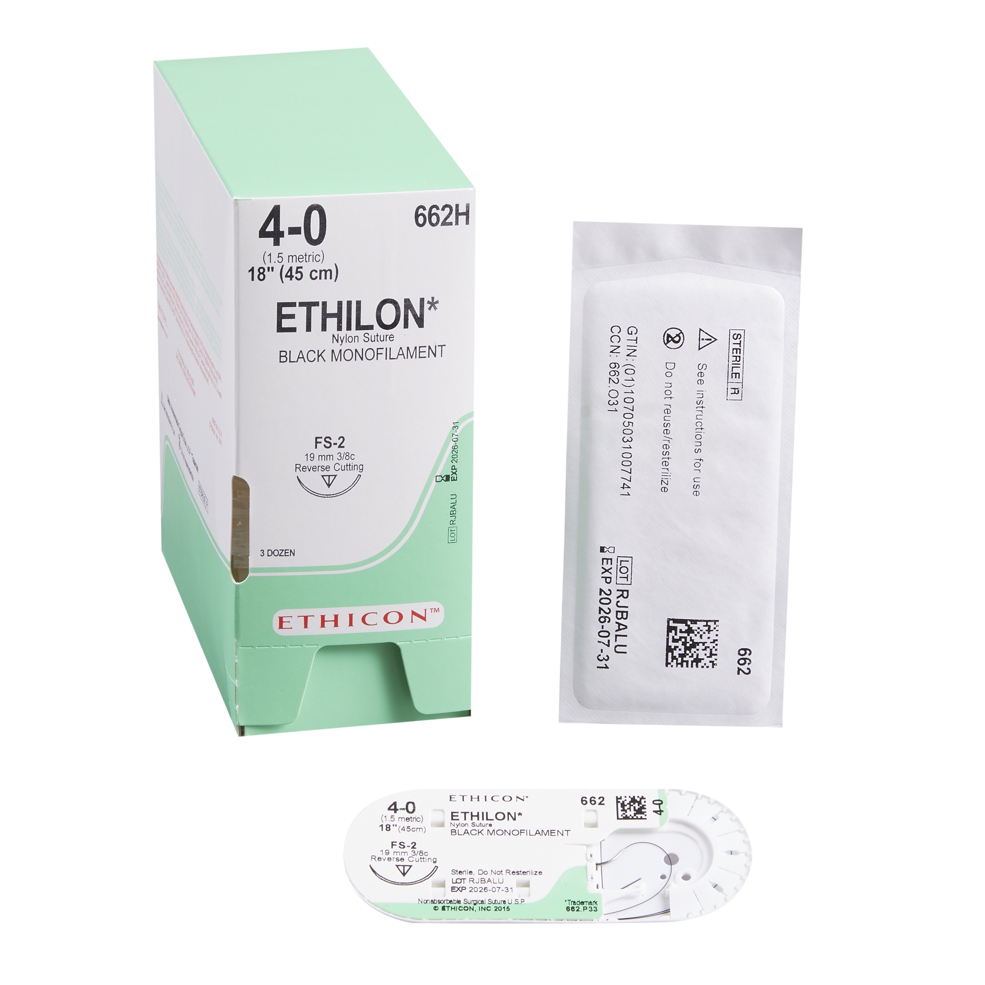Ethilon Suture with Needle MK 2611