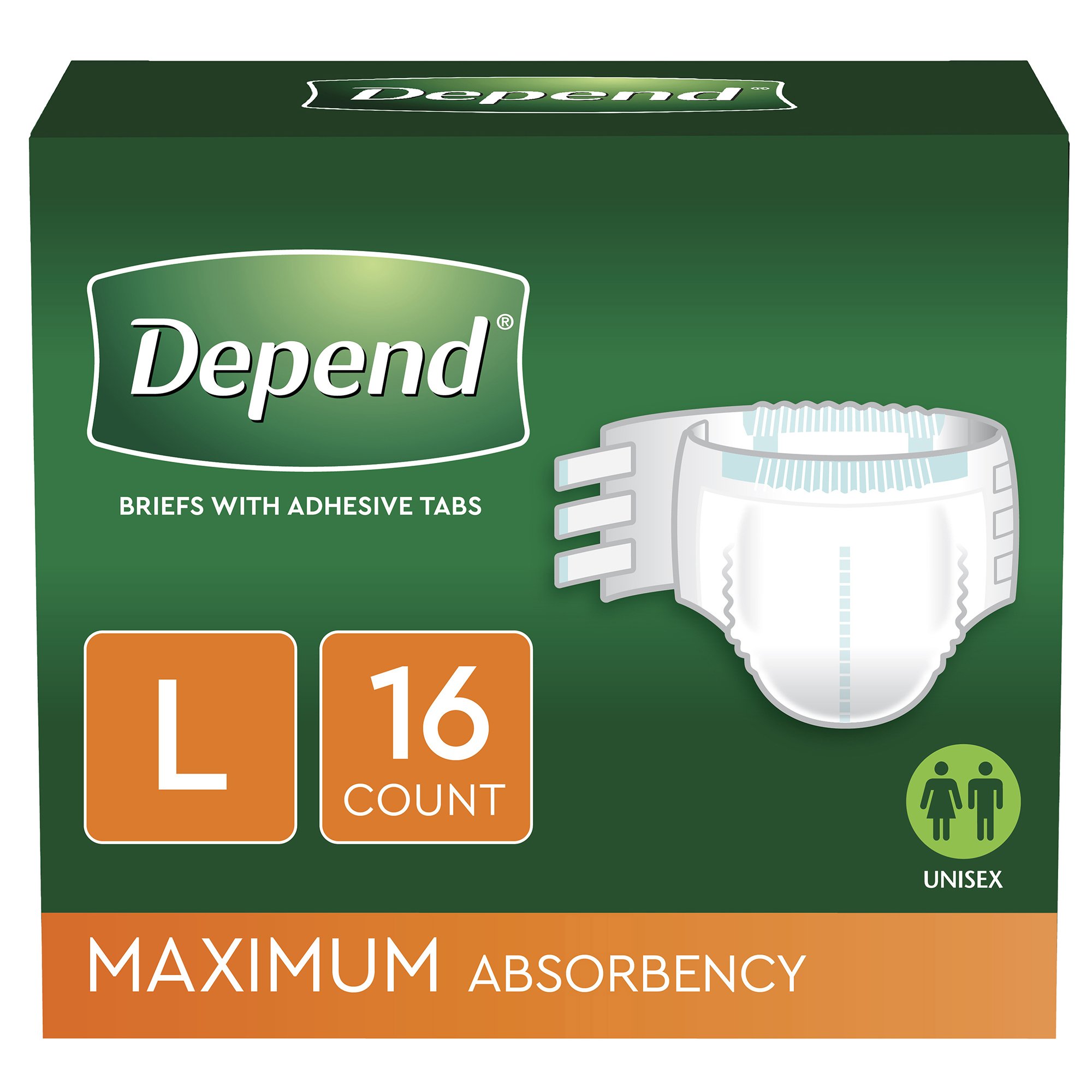 Depend Fresh Protection Maximum Absorbency Underwear, Large MK 812269