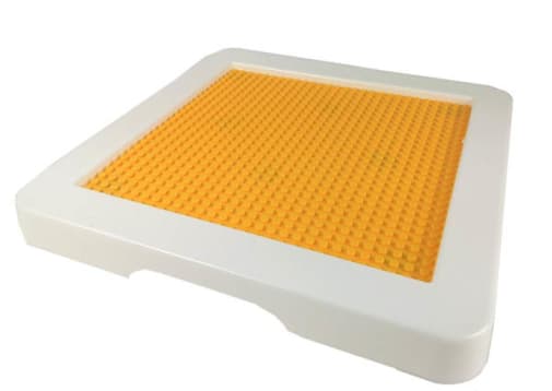 Block Lid for Cube Bin - White