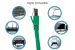 CAT8 Shielded Ethernet Patch Cable, 40Gbps, Snagless, 2 ft, Green