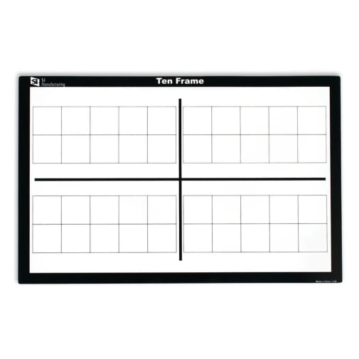 Write 'n' Wipe Ten Frame Board