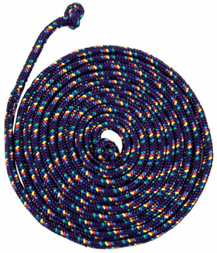 16' Jump Rope - Confetti Purple