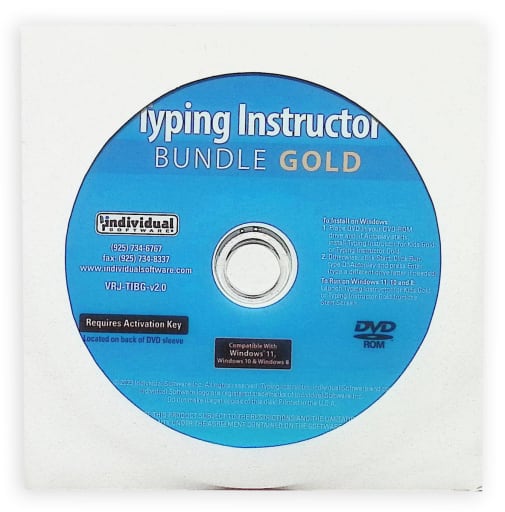 Typing Instructor Gold & Typing Instructor for Kids Gold Bundle (Windows)