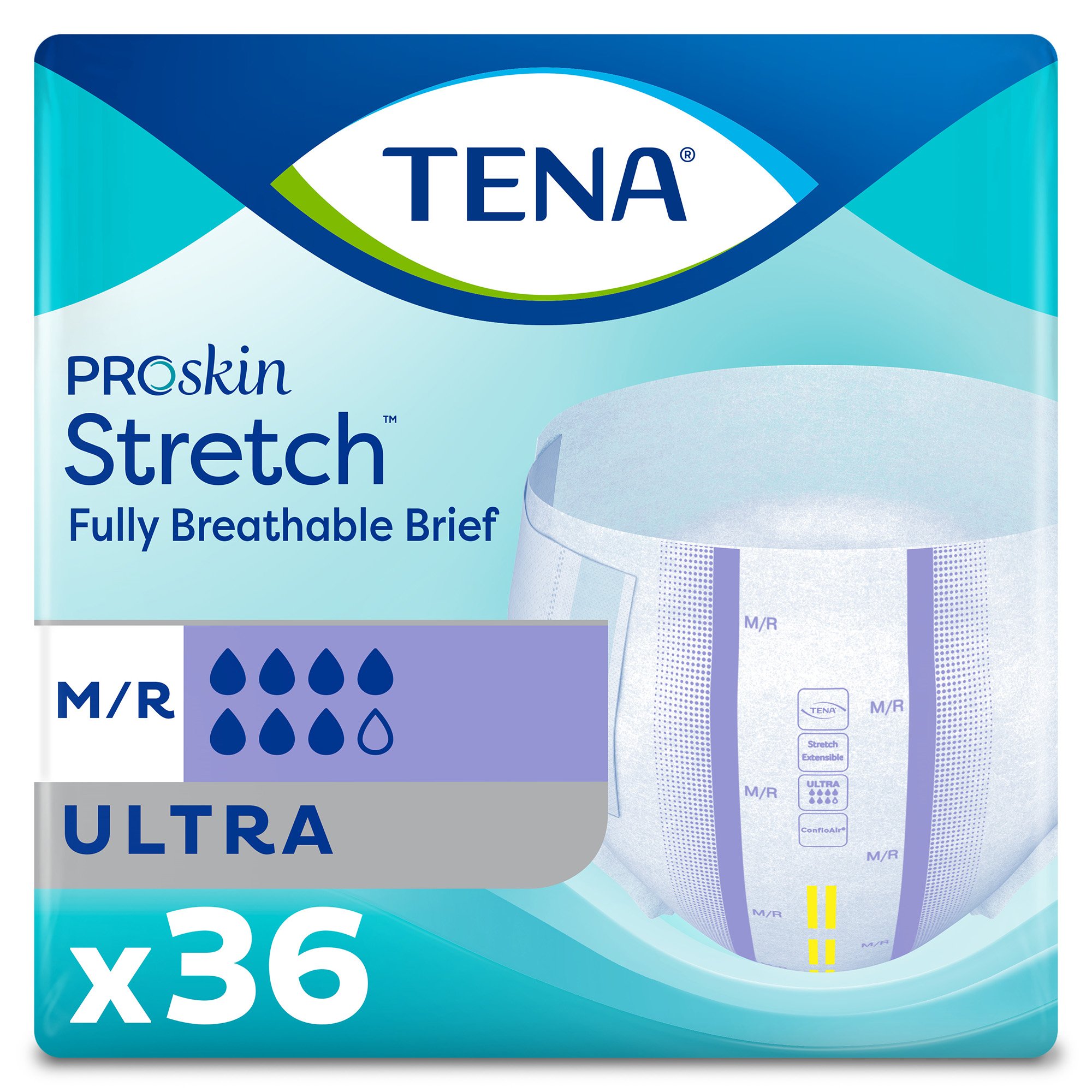 Tena ProSkin Stretch Ultra Incontinence Brief, Medium MK 709216