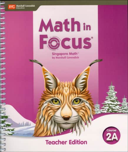 Math in Focus 2020 Teacher Edition Course 2A