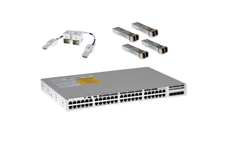 Cisco Catalyst 9200L Series Deployment Kit, 48 Port, C9200L-48P-4G-E-DP, Refurbished