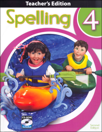 BJU Press Spelling 4 Teacher Book & CD 2nd Edition