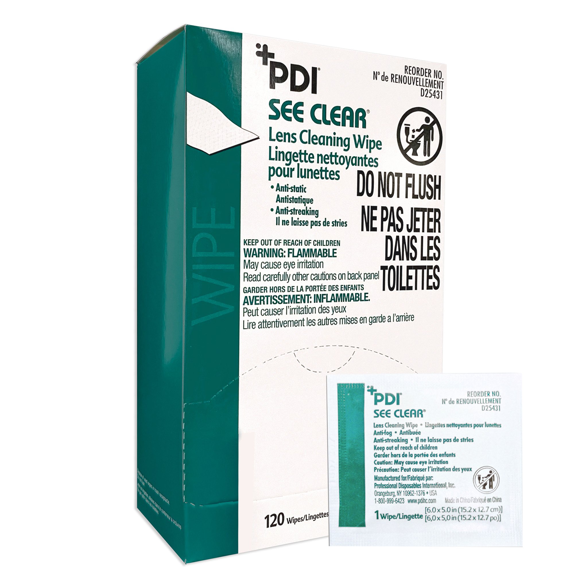 See Clear Eye Glass Cleaning Wipes MK 286830