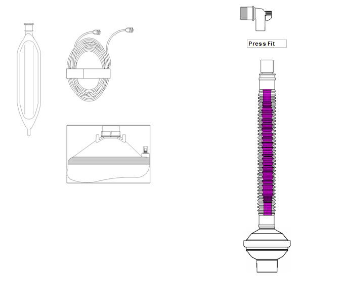 Universal Flex2 Breathing Circuit MK 522280