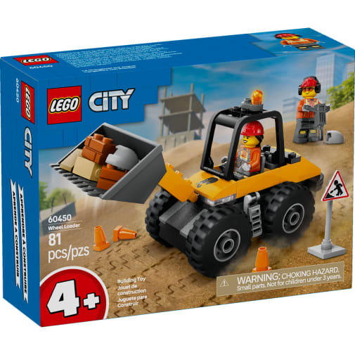 LEGO City Great Vehicles Yellow Construction Wheel Loader (60450)