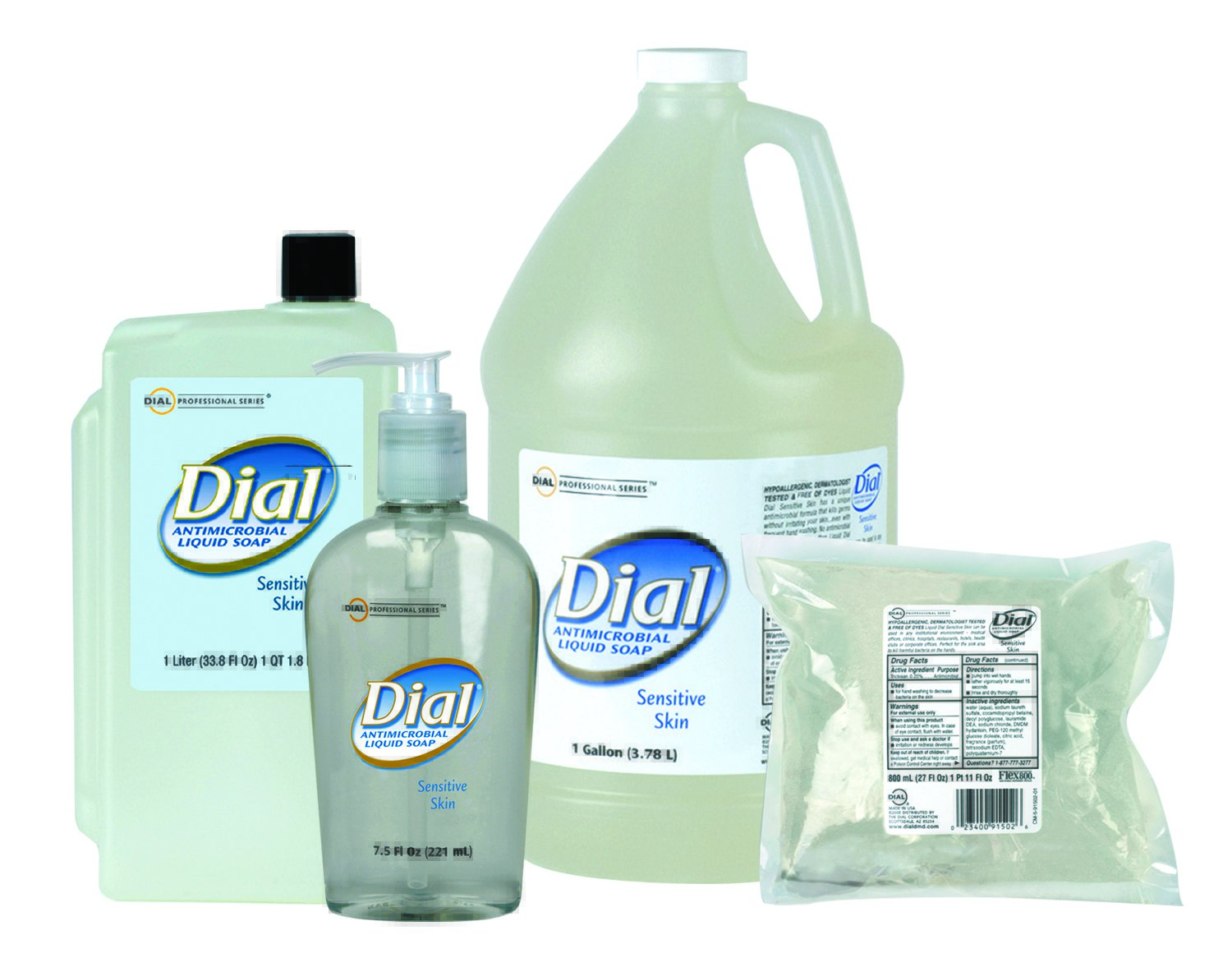 Dial Sensitive Antimicrobial Soap 7.5 oz. Pump Bottle MK 416208