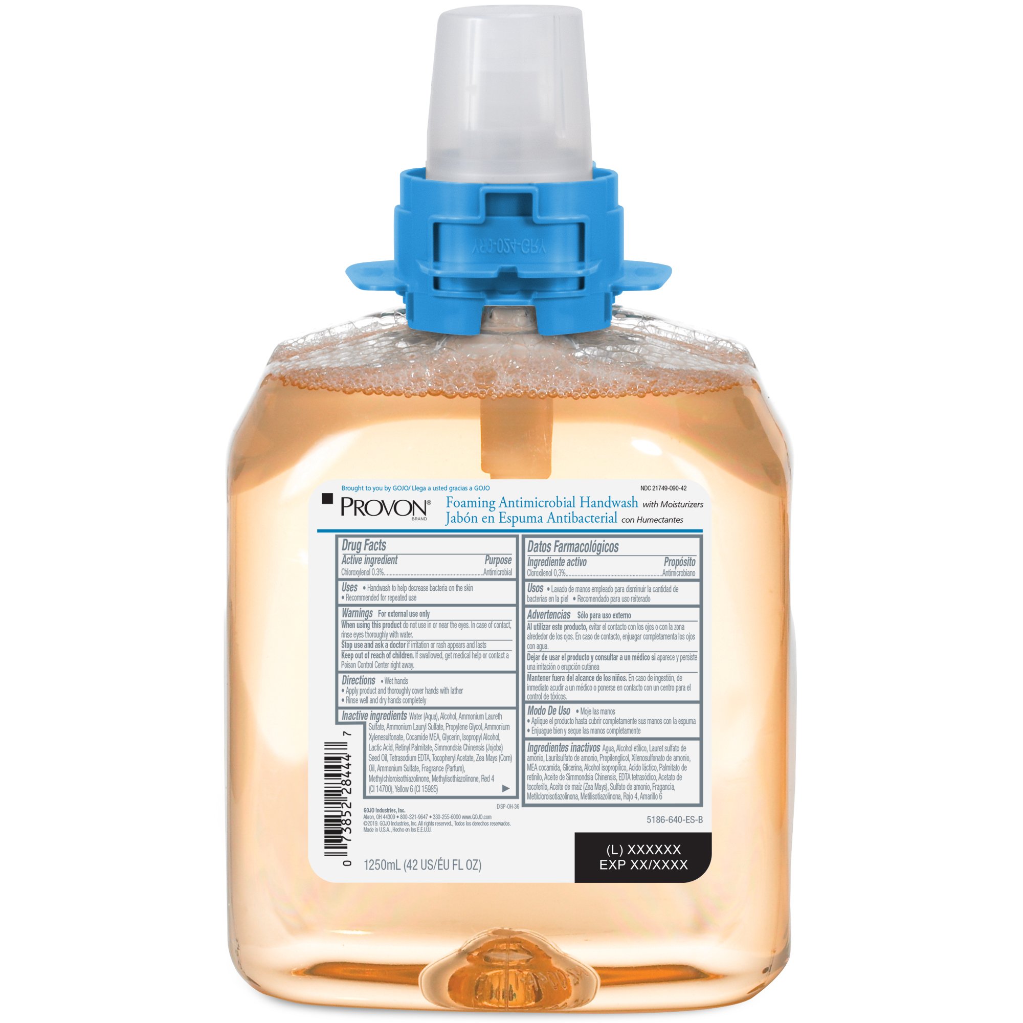 Provon Foaming Antimicrobial Soap 1250 mL Refill for FMX-12 Dispenser MK 1165675